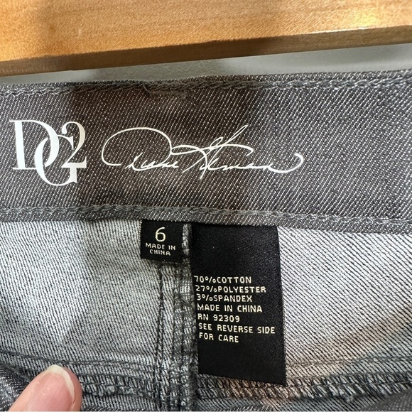 DG2 by Diane Gilman Grey Bootcut Jeans - Picture 3 of 4